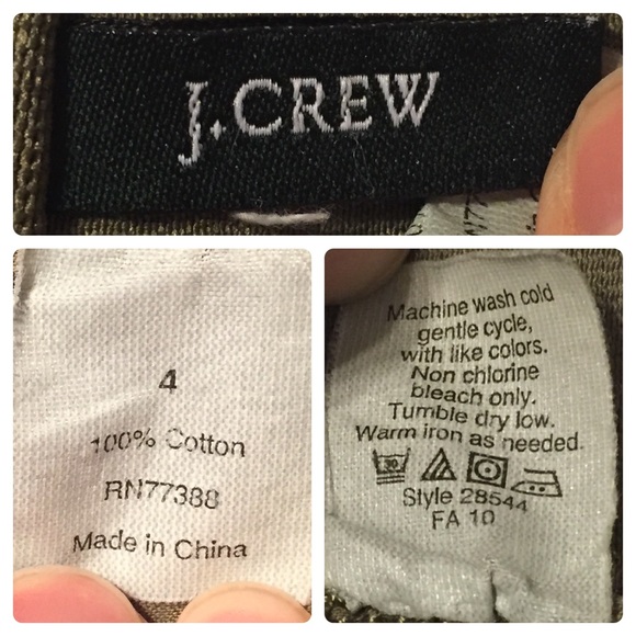 J. Crew Army Green Nico Skirt with Pockets - Picture 4 of 4